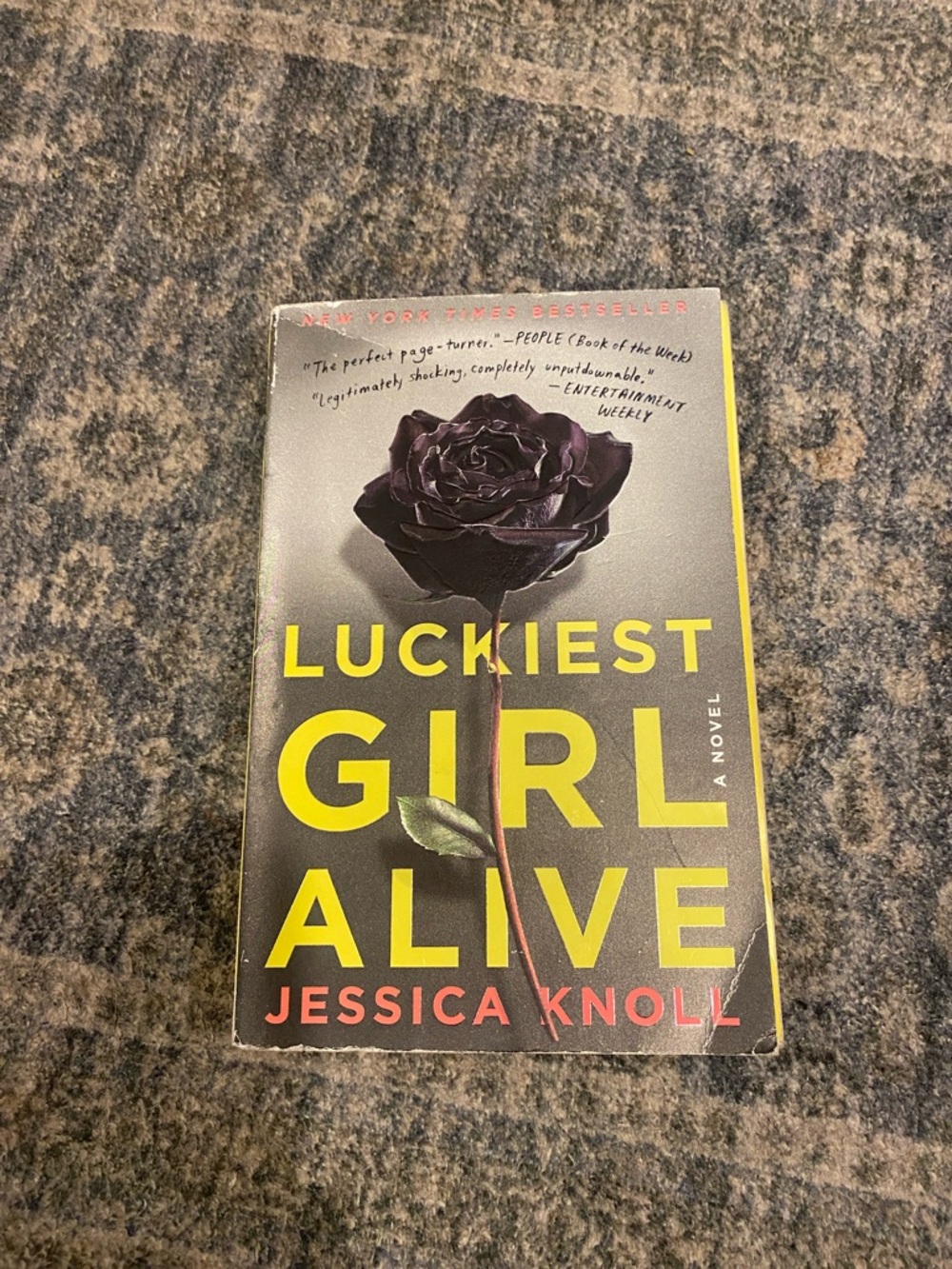 Luckiest Girl Alive by Jessica Knoll - Black & Yellow Paperback